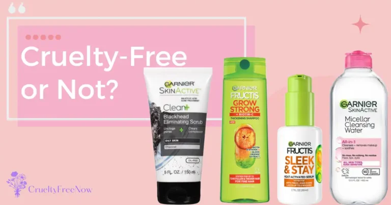 is garnier cruelty free